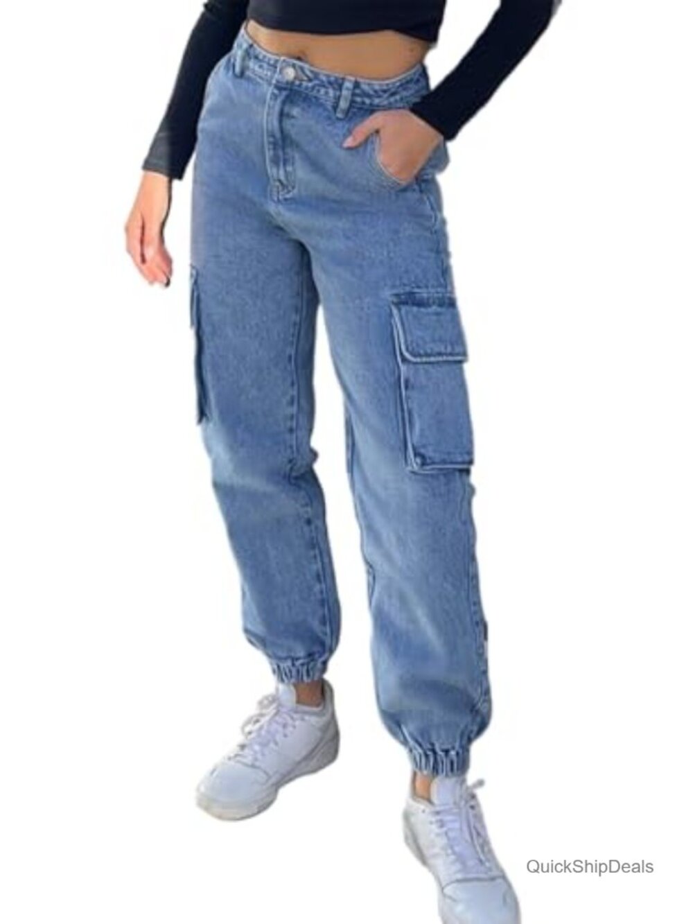 Women's Hiking Cargo Jogger Pants Tapered with Pockets